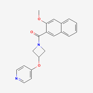 (3-Methoxynaphthalen-2-yl)-(3-pyridin-4-yloxyazetidin-1-yl)methanone