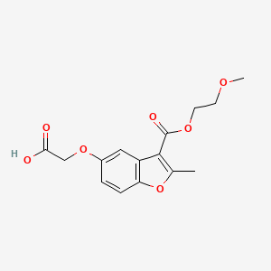 ({3-[(2-Methoxyethoxy)carbonyl]-2-methyl-1-benzofuran-5-yl}oxy)acetic acid