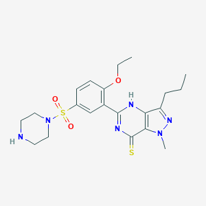 molecular formula C21H28N6O3S2 B029113 Desmethyl Thiosildenafil CAS No. 479073-86-4