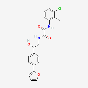 N-(3-chloro-2-methylphenyl)-N'-{2-[4-(furan-2-yl)phenyl]-2-hydroxyethyl}ethanediamide