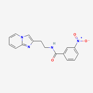 N-(2-imidazo[1,2-a]pyridin-2-ylethyl)-3-nitrobenzamide