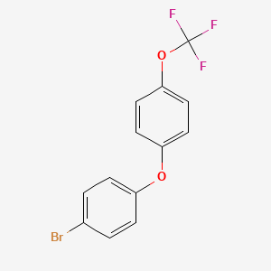 molecular formula C13H8BrF3O2 B2911365 1-Bromo-4-[4-(trifluoromethoxy)phenoxy]benzene CAS No. 873203-36-2