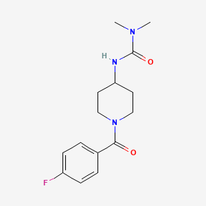 3-[1-(4-Fluorobenzoyl)piperidin-4-yl]-1,1-dimethylurea