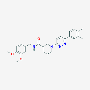 N-(3,4-dimethoxybenzyl)-1-(6-(3,4-dimethylphenyl)pyridazin-3-yl)piperidine-3-carboxamide