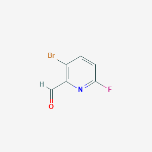 3-Bromo-6-fluoropyridine-2-carbaldehyde