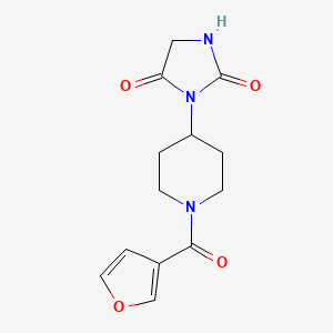 3-(1-(Furan-3-carbonyl)piperidin-4-yl)imidazolidine-2,4-dione