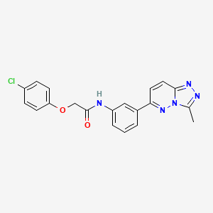 2-(4-chlorophenoxy)-N-(3-(3-methyl-[1,2,4]triazolo[4,3-b]pyridazin-6-yl)phenyl)acetamide