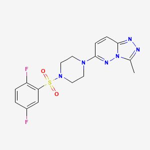 6-(4-((2,5-Difluorophenyl)sulfonyl)piperazin-1-yl)-3-methyl-[1,2,4]triazolo[4,3-b]pyridazine
