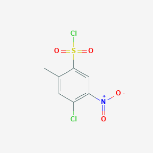 4-Chloro-2-methyl-5-nitrobenzene-1-sulfonyl chloride