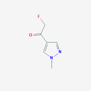 2-Fluoro-1-(1-methyl-1H-pyrazol-4-yl)ethan-1-one