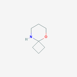 molecular formula C7H13NO B2911477 5-Oxa-9-azaspiro[3.5]nonane CAS No. 2137579-91-8