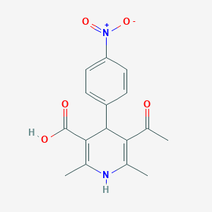 5-acetyl-2,6-dimethyl-4-(4-nitrophenyl)-1,4-dihydropyridine-3-carboxylic Acid