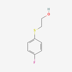 molecular formula C8H9FOS B2911496 2-(4-Fluoro-phenylsulfanyl)-ethanol CAS No. 5322-63-4