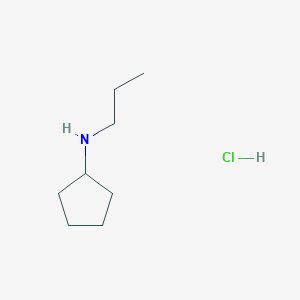 molecular formula C8H18ClN B2911501 N-propylcyclopentanamine hydrochloride CAS No. 1049760-26-0