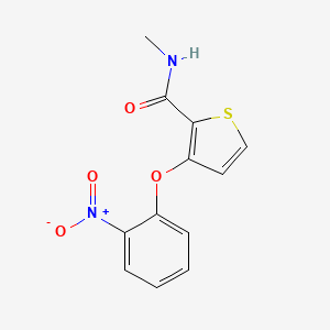 N-methyl-3-(2-nitrophenoxy)thiophene-2-carboxamide