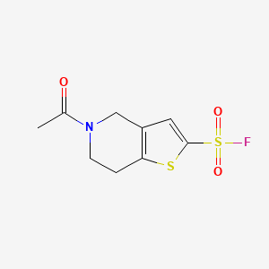 5-Acetyl-6,7-dihydro-4H-thieno[3,2-c]pyridine-2-sulfonyl fluoride