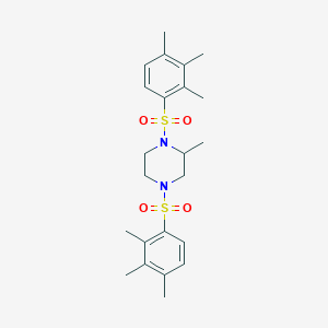 2-Methyl-1,4-bis(2,3,4-trimethylbenzenesulfonyl)piperazine