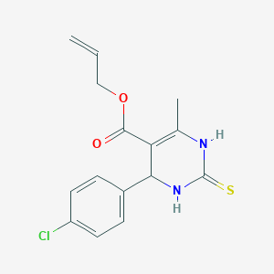 Allyl 4-(4-chlorophenyl)-6-methyl-2-thioxo-1,2,3,4-tetrahydropyrimidine-5-carboxylate