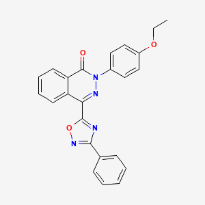 2-(4-ethoxyphenyl)-4-(3-phenyl-1,2,4-oxadiazol-5-yl)phthalazin-1(2H)-one