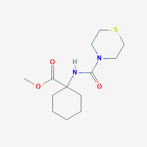 Methyl 1-[(thiomorpholin-4-ylcarbonyl)amino]cyclohexanecarboxylate