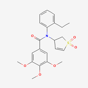 N-(1,1-dioxido-2,3-dihydrothiophen-3-yl)-N-(2-ethylphenyl)-3,4,5-trimethoxybenzamide