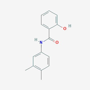 molecular formula C15H15NO2 B2911575 N-(3,4-Dimethylphenyl)-2-hydroxybenzamide CAS No. 282719-30-6