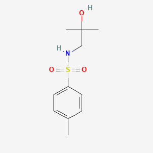 molecular formula C11H17NO3S B2911608 N-(2-hydroxy-2-methylpropyl)-4-methylbenzenesulfonamide CAS No. 29668-57-3