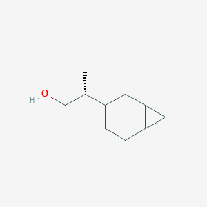 molecular formula C10H18O B2911650 (2R)-2-(3-Bicyclo[4.1.0]heptanyl)propan-1-ol CAS No. 2248214-08-4