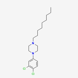 molecular formula C19H30Cl2N2 B2911752 1-(3,4-Dichlorophenyl)-4-nonylpiperazine CAS No. 866151-50-0