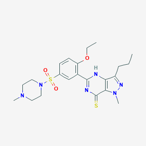 molecular formula C22H30N6O3S2 B029118 Thiosildenafil CAS No. 479073-79-5