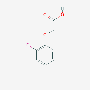 molecular formula C9H9FO3 B2911800 2-(2-fluoro-4-methylphenoxy)acetic acid CAS No. 2967-69-3