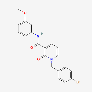 1-(4-bromobenzyl)-N-(3-methoxyphenyl)-2-oxo-1,2-dihydropyridine-3-carboxamide
