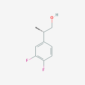 (2S)-2-(3,4-Difluorophenyl)propan-1-ol