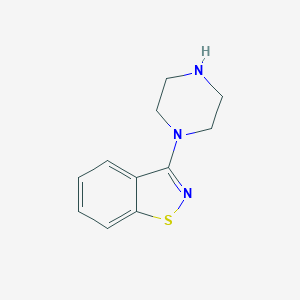 molecular formula C11H13N3S B029119 3-(1-Piperazinyl)-1,2-benzisothiazole CAS No. 87691-87-0