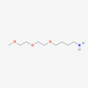molecular formula C9H21NO3 B2911901 1-[2-(4-Aminobutoxy)ethoxy]-2-methoxyethane CAS No. 1565070-82-7