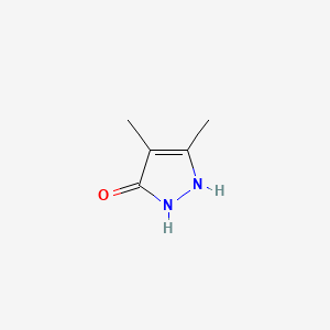 molecular formula C5H8N2O B2911933 3,4-dimethyl-1H-pyrazol-5-ol CAS No. 4344-72-3