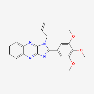 molecular formula C21H20N4O3 B2912005 1-allyl-2-(3,4,5-trimethoxyphenyl)-1H-imidazo[4,5-b]quinoxaline CAS No. 848742-23-4