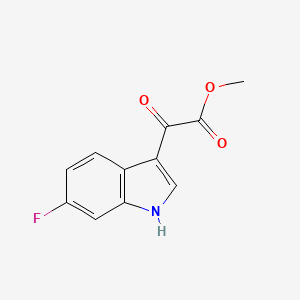 molecular formula C11H8FNO3 B2912052 Methyl 2-(6-Fluoro-3-indolyl)-2-oxoacetate CAS No. 345265-51-2