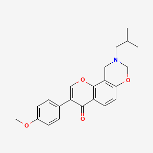 9-isobutyl-3-(4-methoxyphenyl)-9,10-dihydrochromeno[8,7-e][1,3]oxazin-4(8H)-one