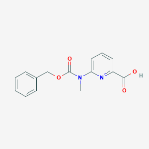 6-[Methyl(phenylmethoxycarbonyl)amino]pyridine-2-carboxylic acid