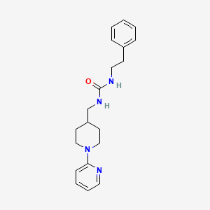 1-Phenethyl-3-((1-(pyridin-2-yl)piperidin-4-yl)methyl)urea