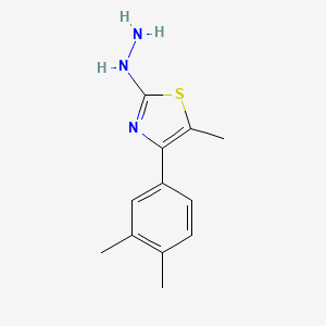 [4-(3,4-Dimethyl-phenyl)-5-methyl-thiazol-2-yl]-hydrazine