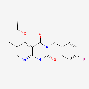 5-ethoxy-3-(4-fluorobenzyl)-1,6-dimethylpyrido[2,3-d]pyrimidine-2,4(1H,3H)-dione