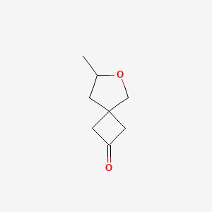 molecular formula C8H12O2 B2912127 7-Methyl-6-oxaspiro[3.4]octan-2-one CAS No. 2126160-50-5