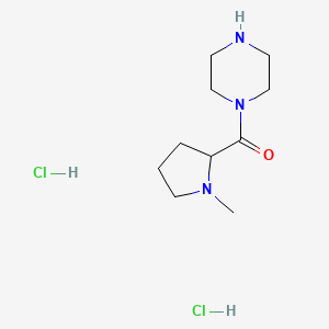 1-(1-Methylpyrrolidine-2-carbonyl)piperazine dihydrochloride