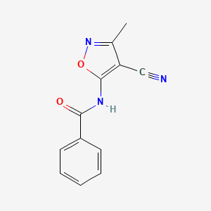 N-(4-cyano-3-methyl-5-isoxazolyl)benzenecarboxamide