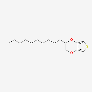 molecular formula C16H26O2S B2912195 2-Decyl-2,3-dihydrothieno[3,4-b][1,4]dioxine CAS No. 126213-55-6