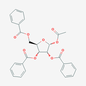 molecular formula C28H24O9 B029122 alpha-D-Ribofuranose 1-acetate 2,3,5-tribenzoate CAS No. 6974-32-9