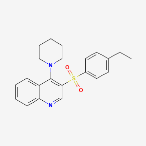 3-(4-Ethylphenyl)sulfonyl-4-piperidin-1-ylquinoline