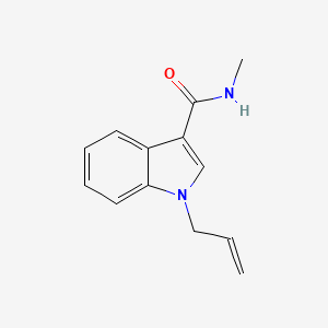 B2912201 N-Methyl-1-prop-2-enylindole-3-carboxamide CAS No. 2379975-19-4